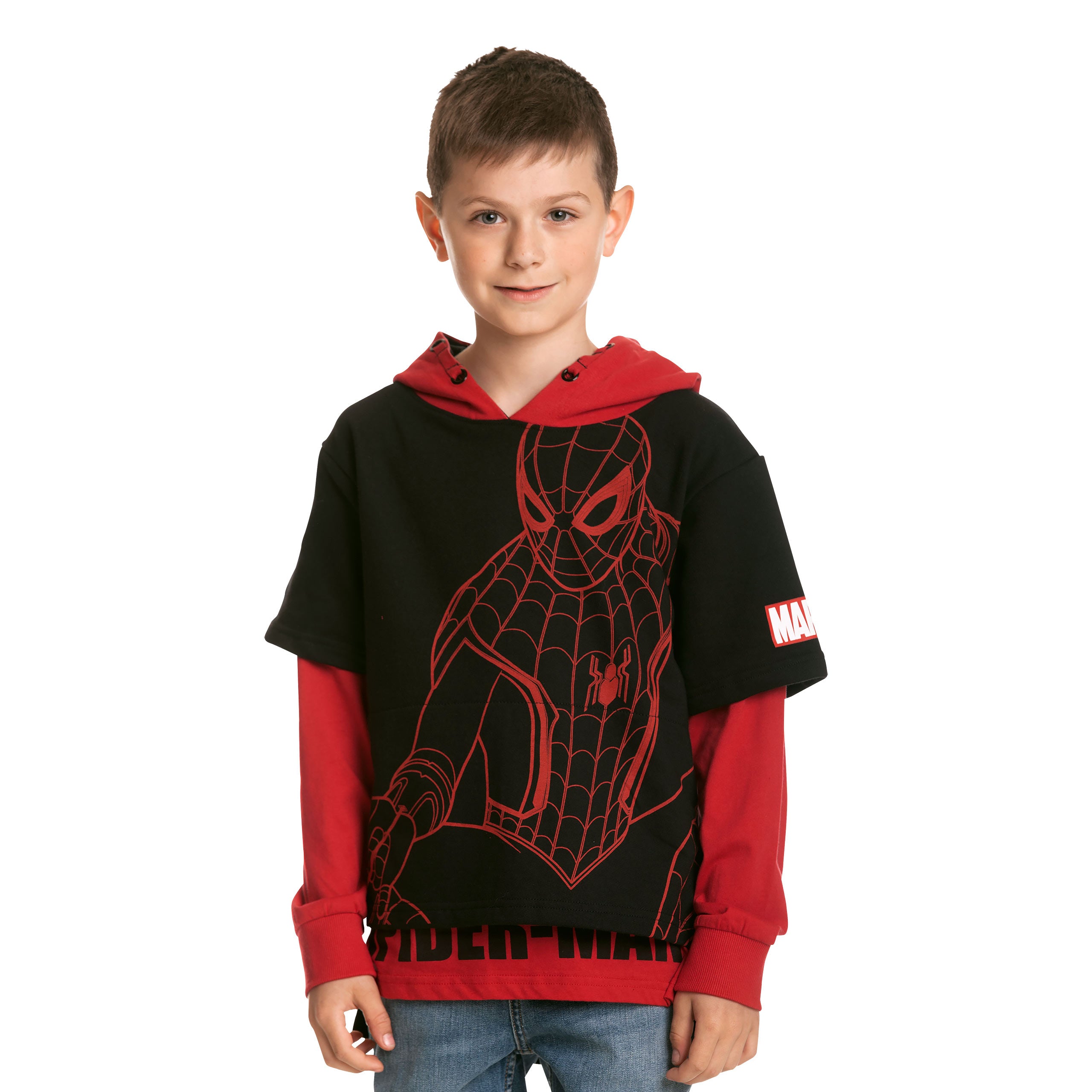 Product image Spider-Man Hoodie Kids black-red