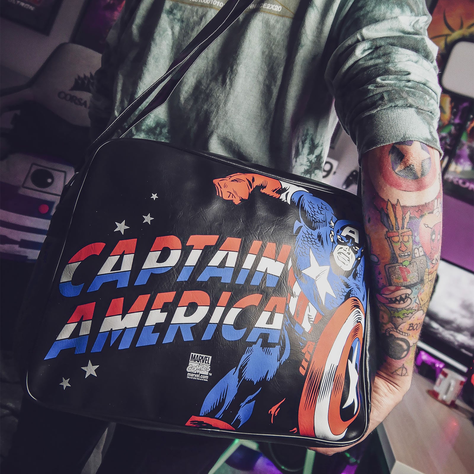 Product image Captain America - Shoulder Bag Black
