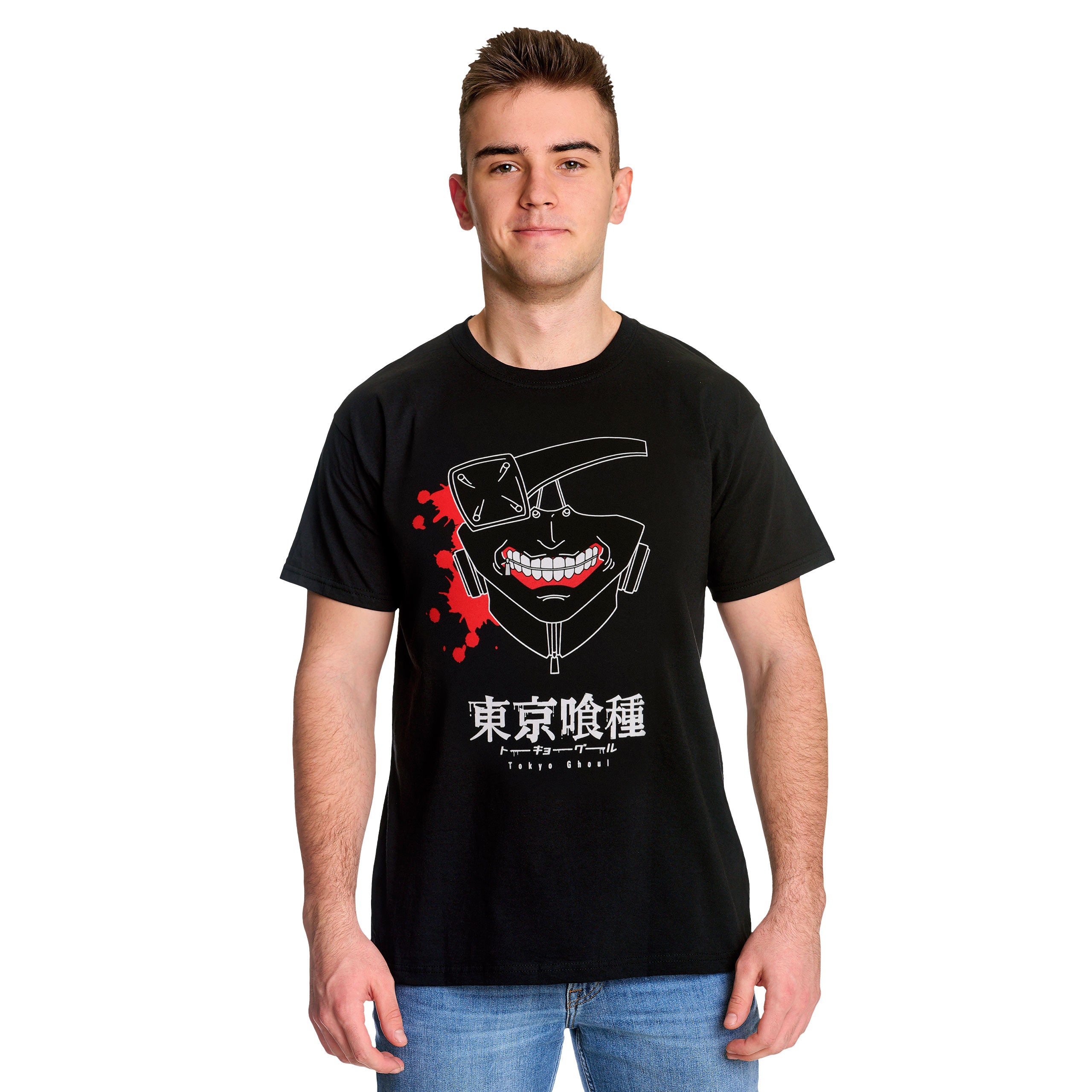 Product image Tokyo Ghoul - Blood Filled Mask T-Shirt Black