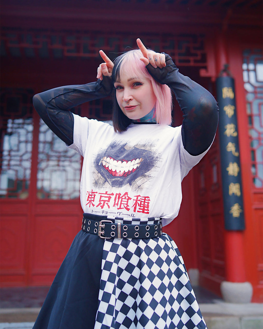 Product image Tokyo Ghoul - Scraped Mask T-Shirt white