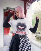 Product image Tokyo Ghoul - Scraped Mask T-Shirt white
