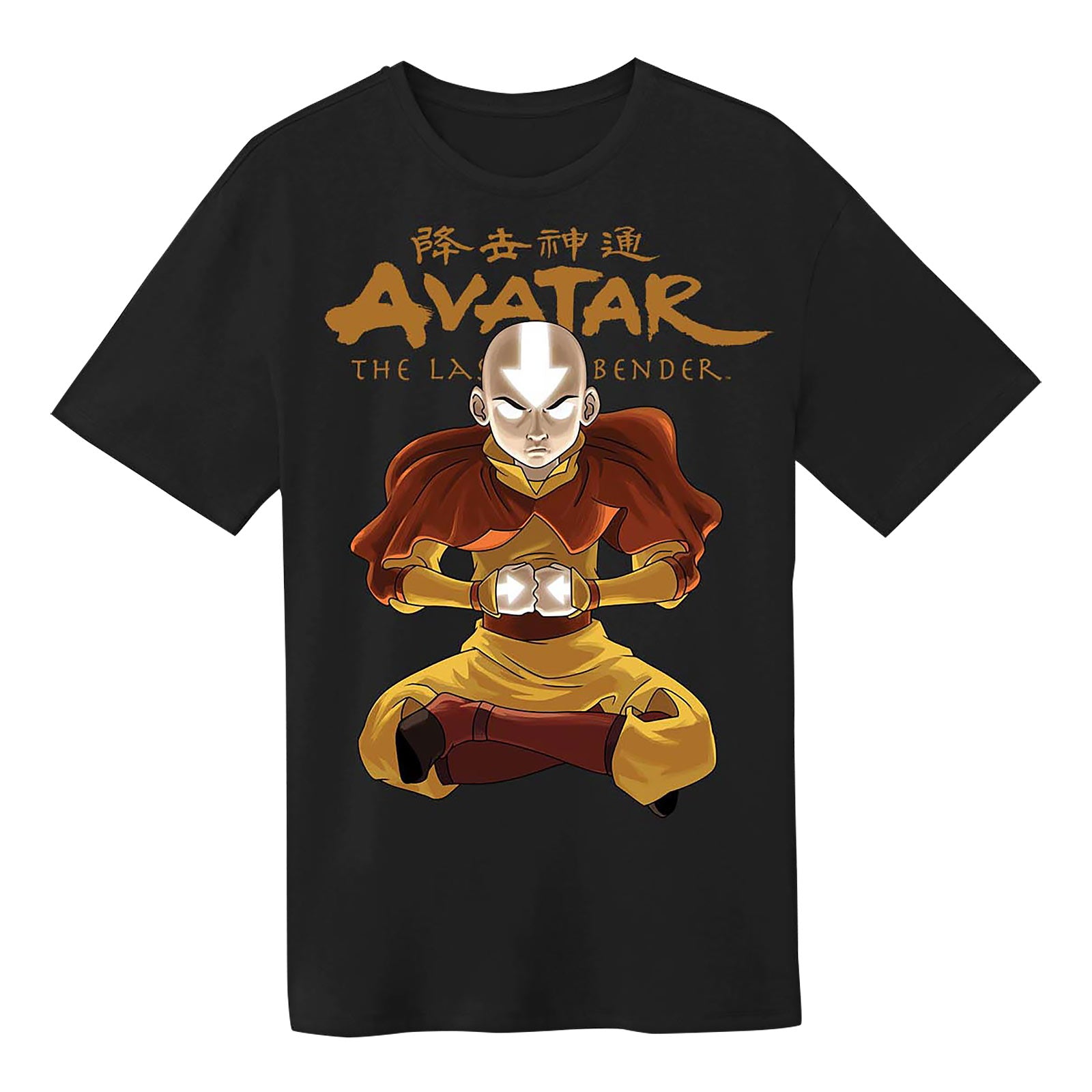 Product image Avatar The Last Airbender - Aang State Pose T-Shirt Black