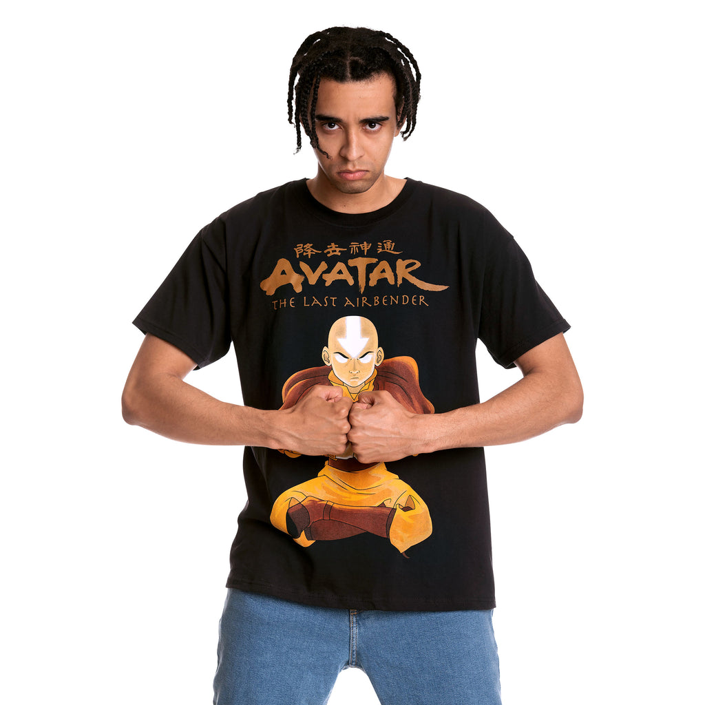Product image Avatar The Last Airbender - Aang State Pose T-Shirt Black