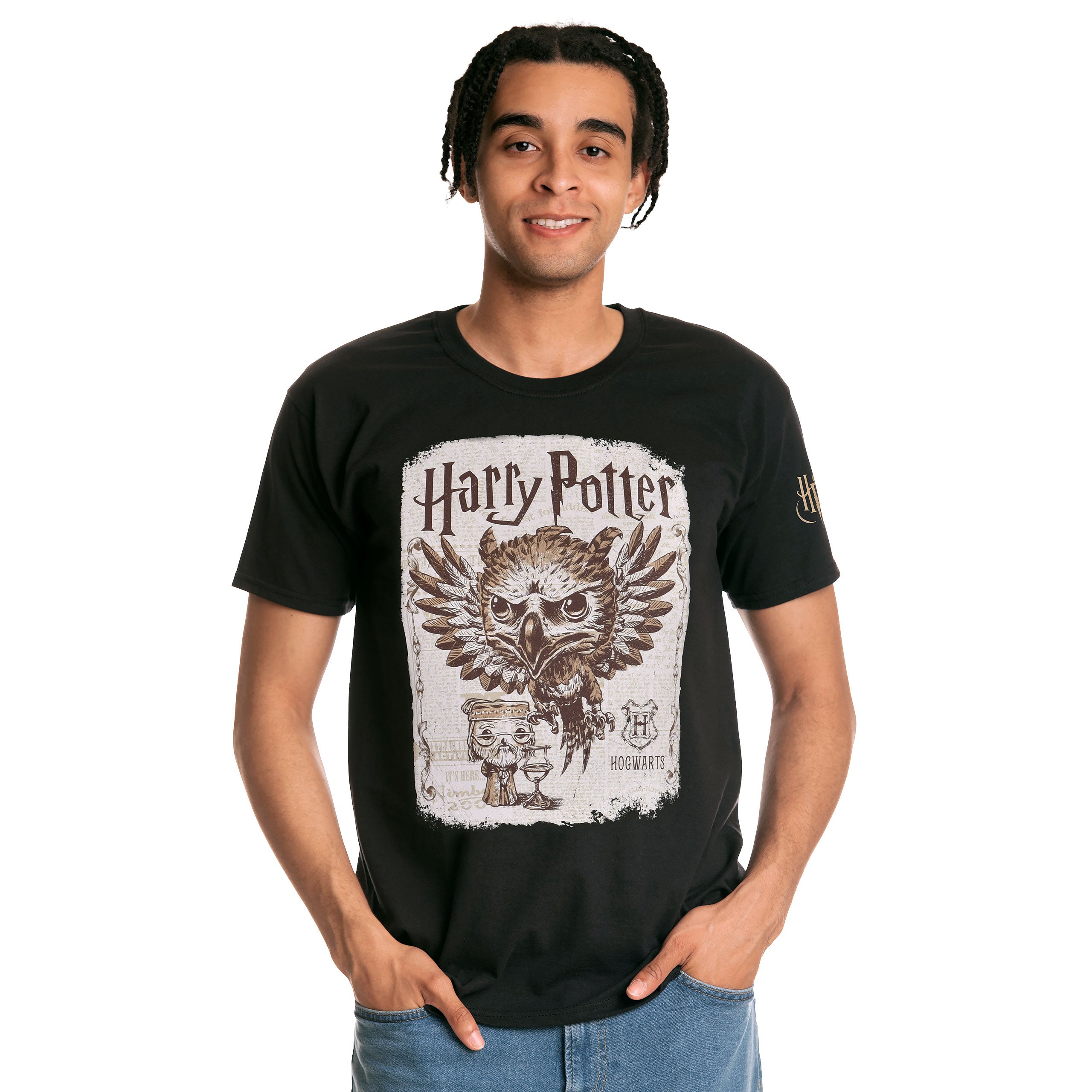 Product image Fawkes T-Shirt with Funko Pop Glow in the Dark Figure - Harry Potter