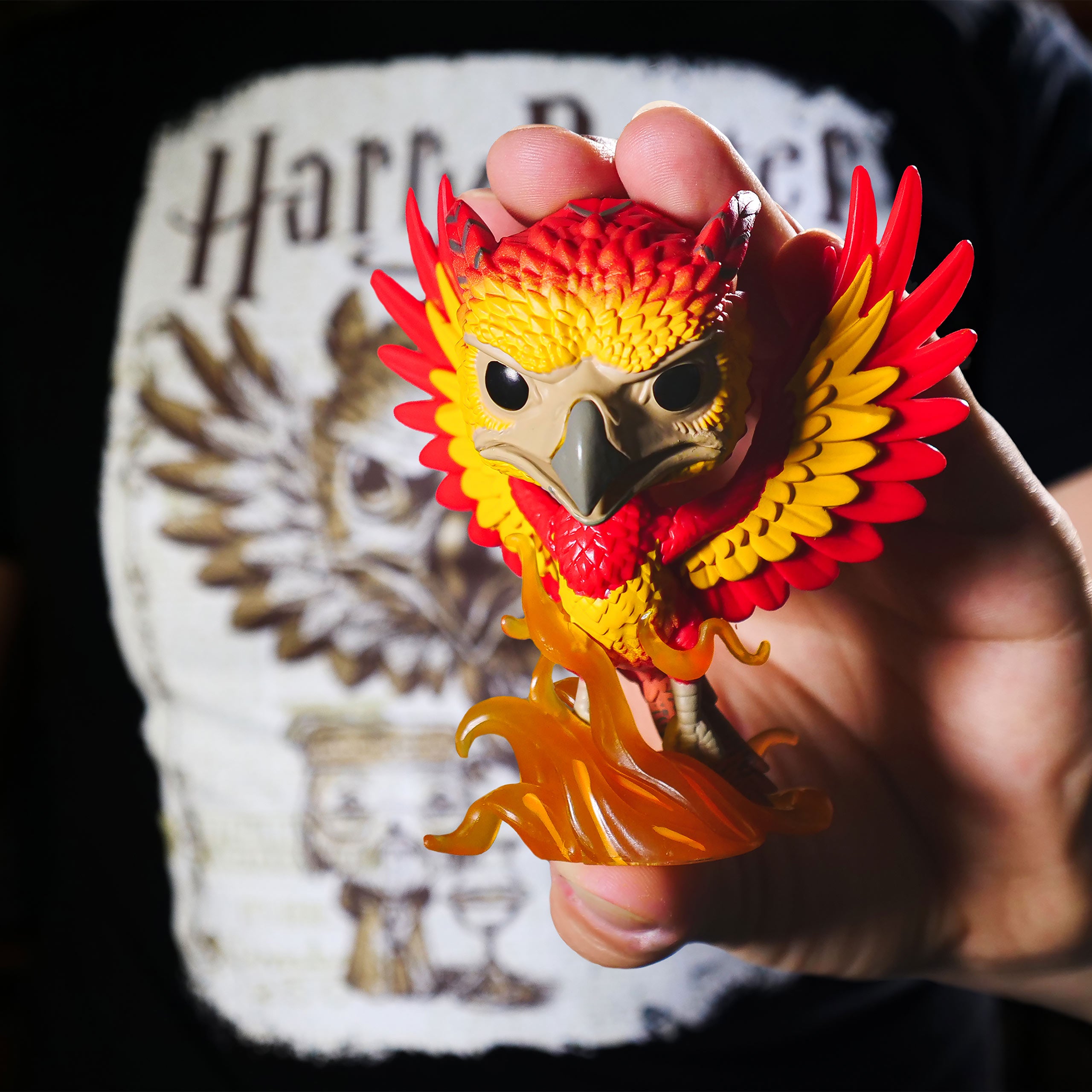 Product image Fawkes T-Shirt with Funko Pop Glow in the Dark Figure - Harry Potter
