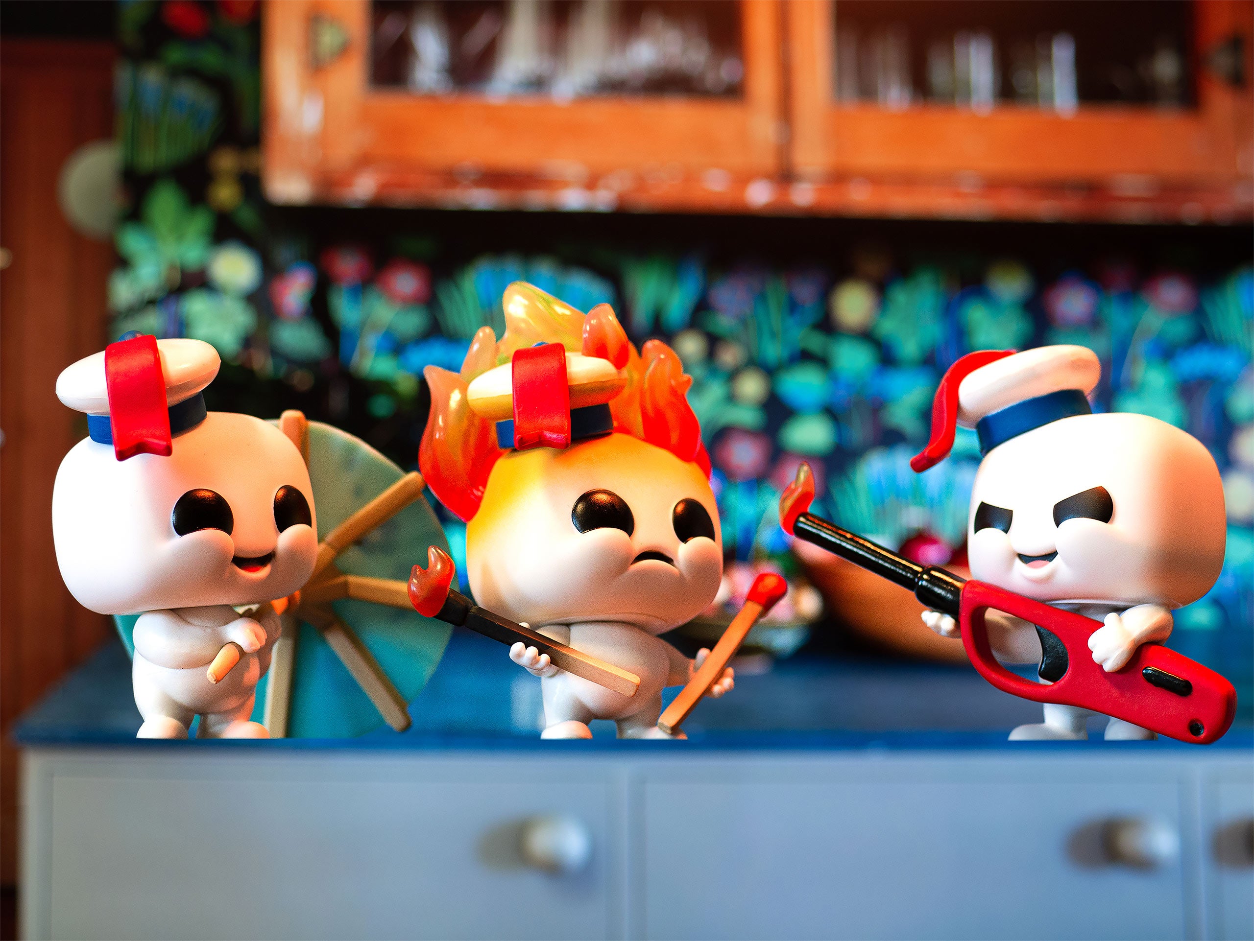 Product image Ghostbusters - Marshmallow Man with Cocktail Umbrella Funko Pop Figure