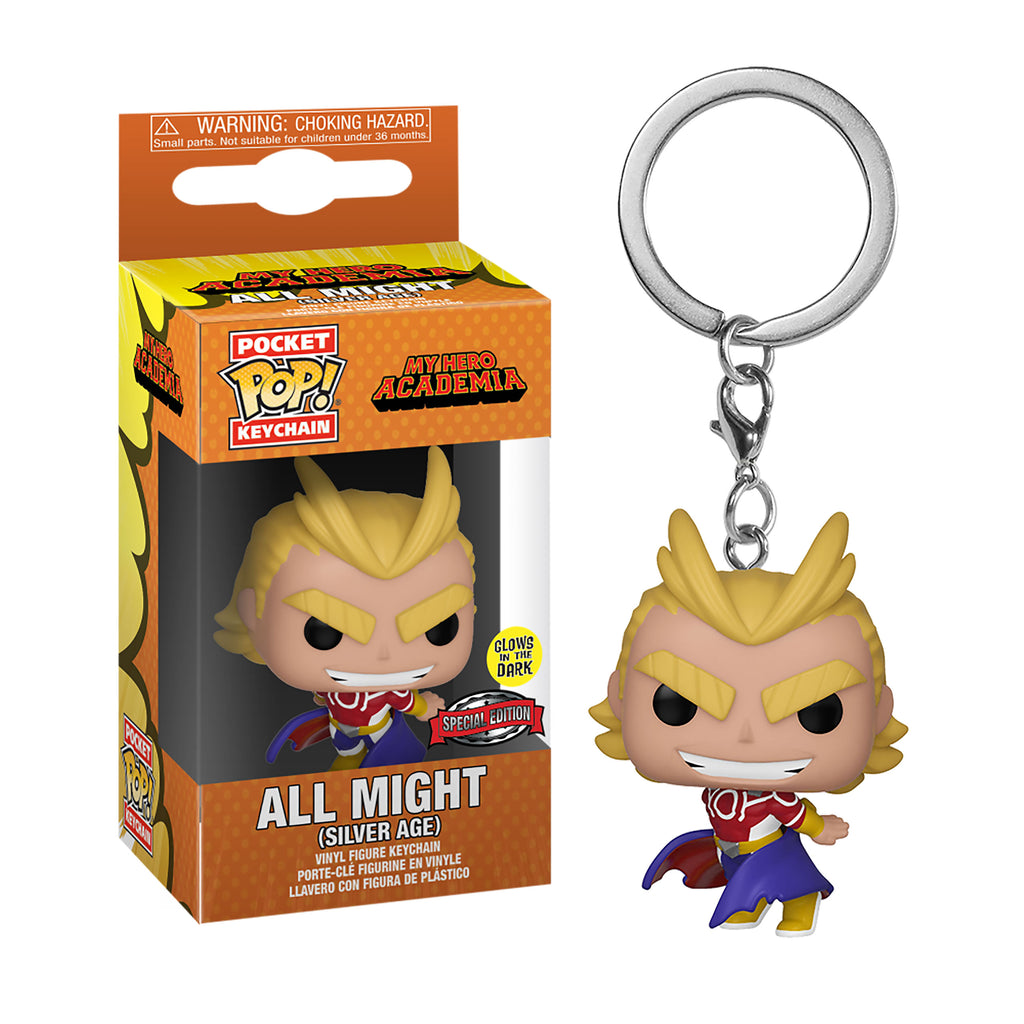 Product image My Hero Academia - All Might Silver Age Funko Pop Keychain