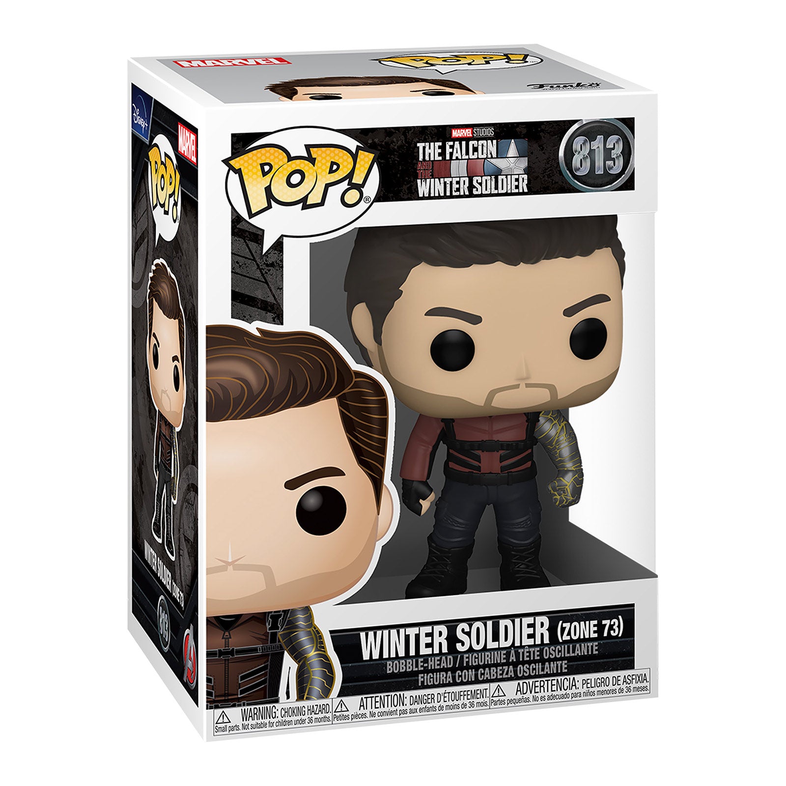 Product image Winter Soldier Zone 73 Funko Pop Figure - The Falcon and the Winter Soldier
