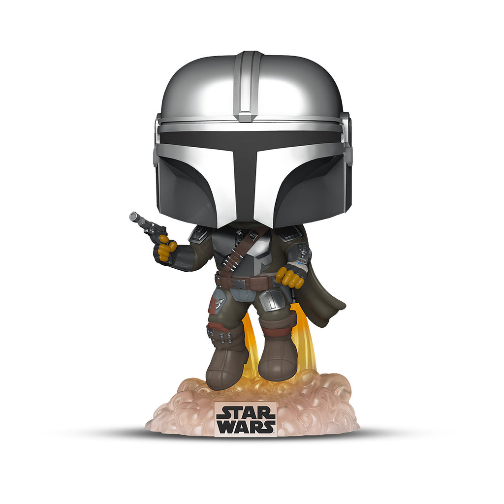 Product image Mando Glow in the Dark Funko Pop Bobblehead Figure - Star Wars The Mandalorian