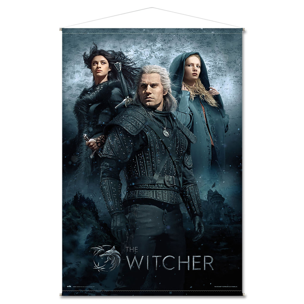 Product image Witcher - Geralt, Ciri and Yennefer Wall Scroll