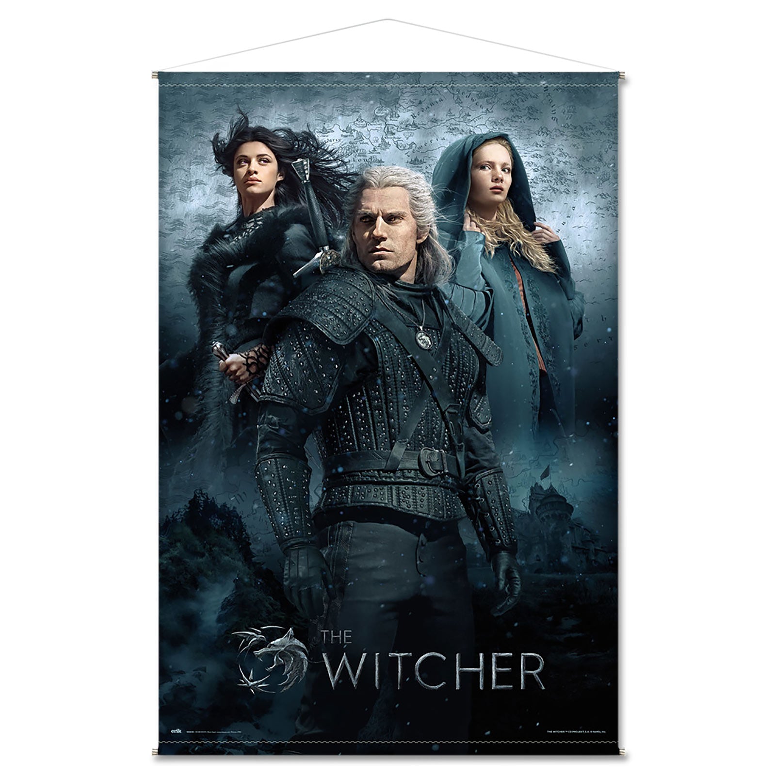 Product image Witcher - Geralt, Ciri and Yennefer Wall Scroll
