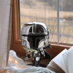 Product image Mandalorian Chrome Funko Pop Bobblehead Figure 26 cm - Star Wars