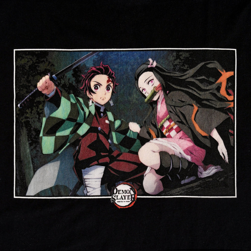 Product image Demon Slayer - Nezuko and Tanjiro Kamado T-Shirt Black