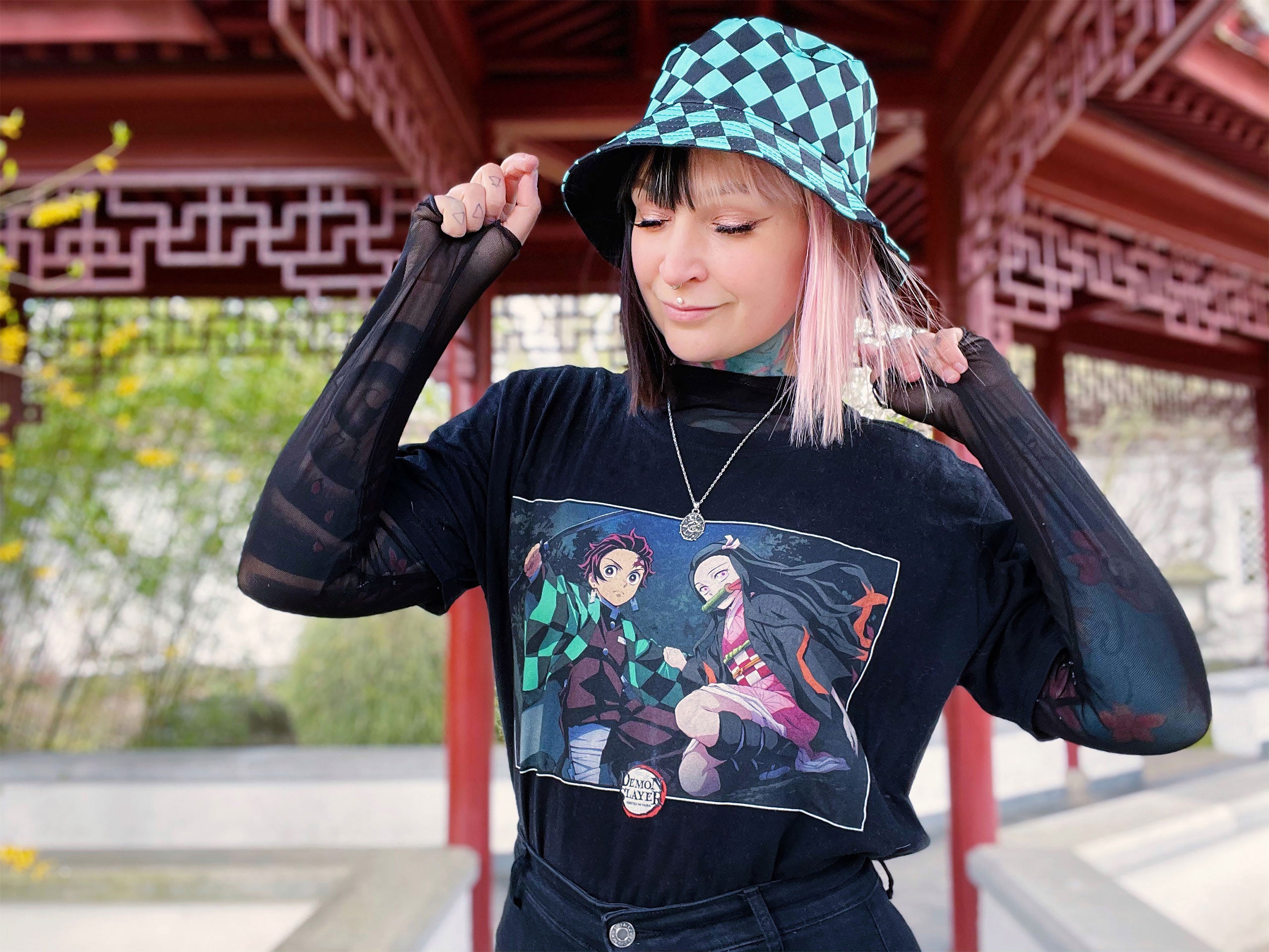 Product image Demon Slayer - Nezuko and Tanjiro Kamado T-Shirt Black