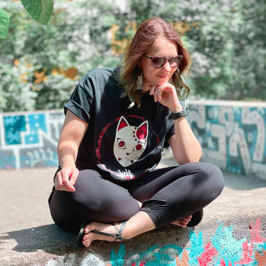 Product image Demon Slayer - Tanjiro Mask T-Shirt Black