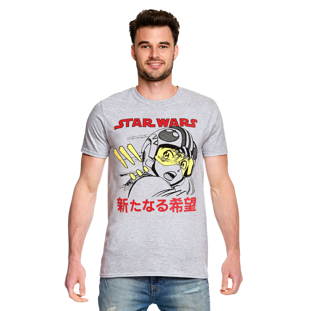 Product image Star Wars - Luke Anime T-Shirt grey