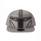 Product image Star Wars - Mandalorian Helmet Snapback Cap grey