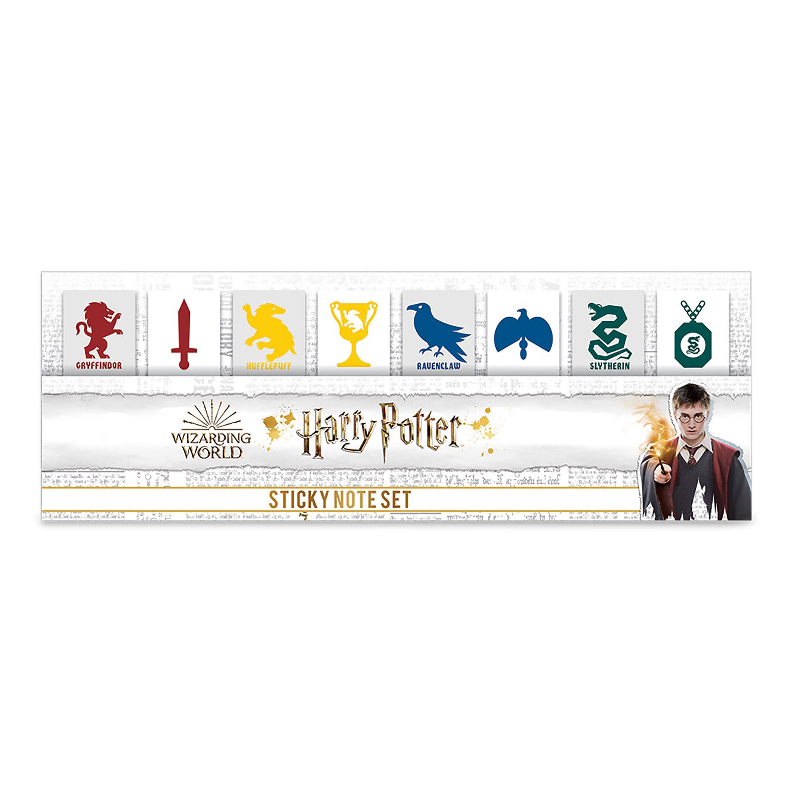 Product image Harry Potter - House Crests Sticky Notes 8 Set
