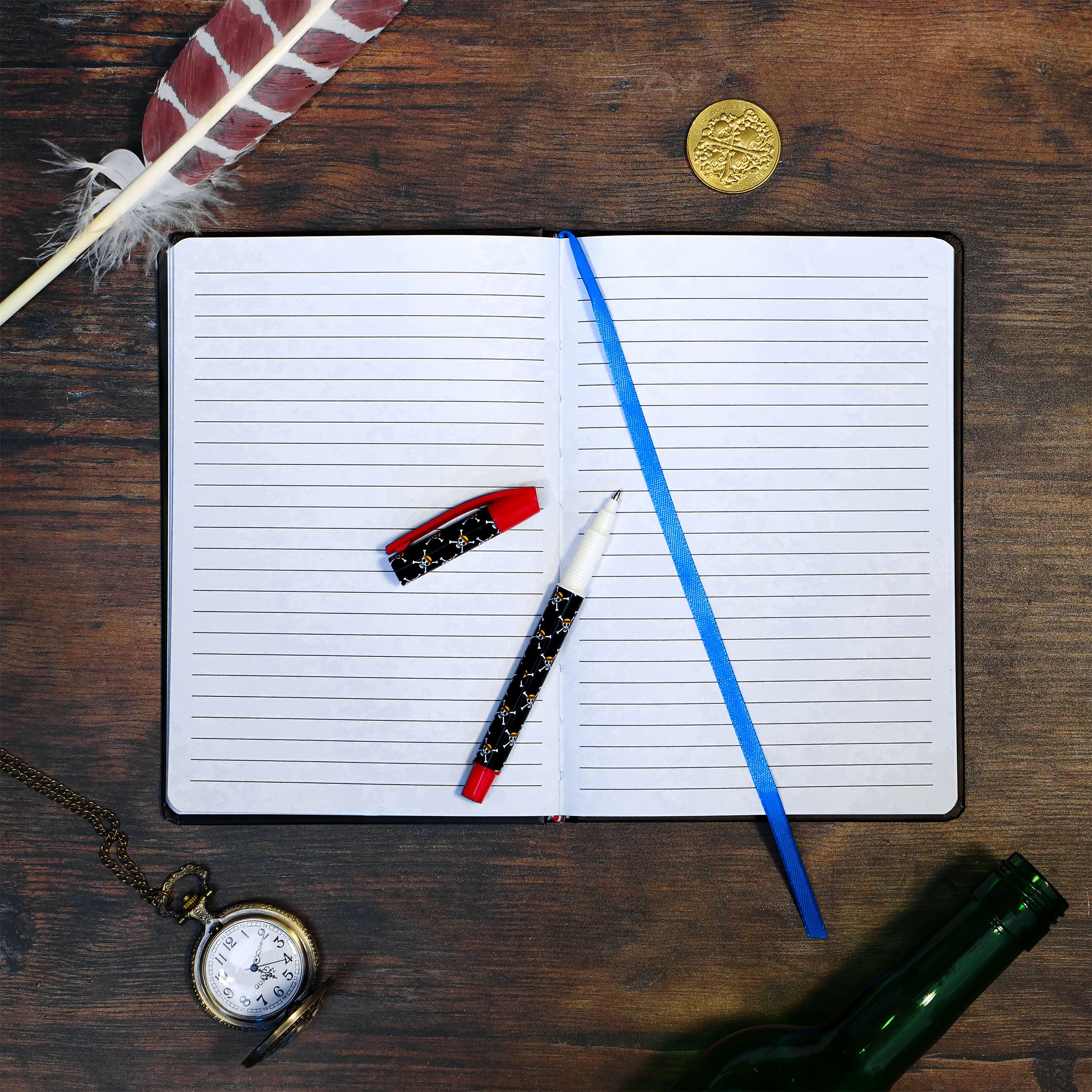 Product image One Piece - Ruffy notebook A5 with pen