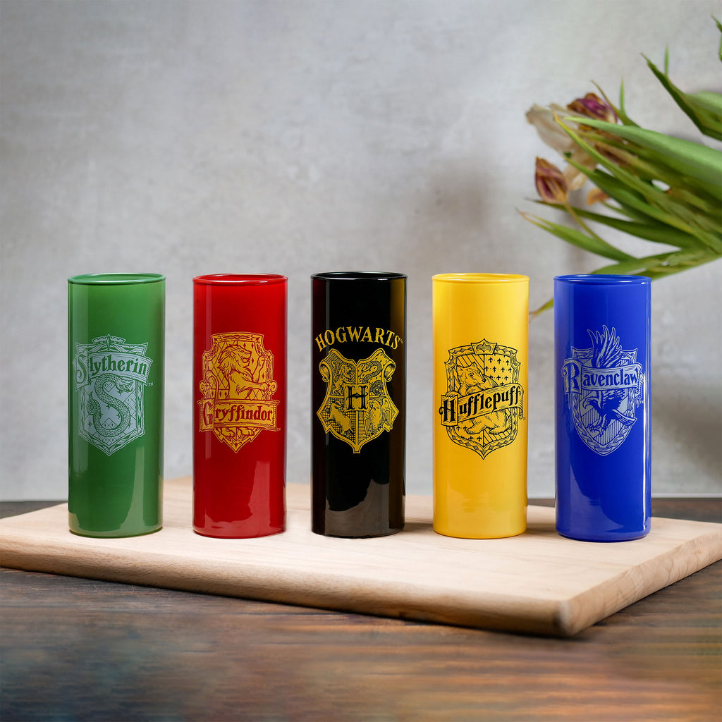 Product image Hogwarts Houses Glass Set 5-piece - Harry Potter