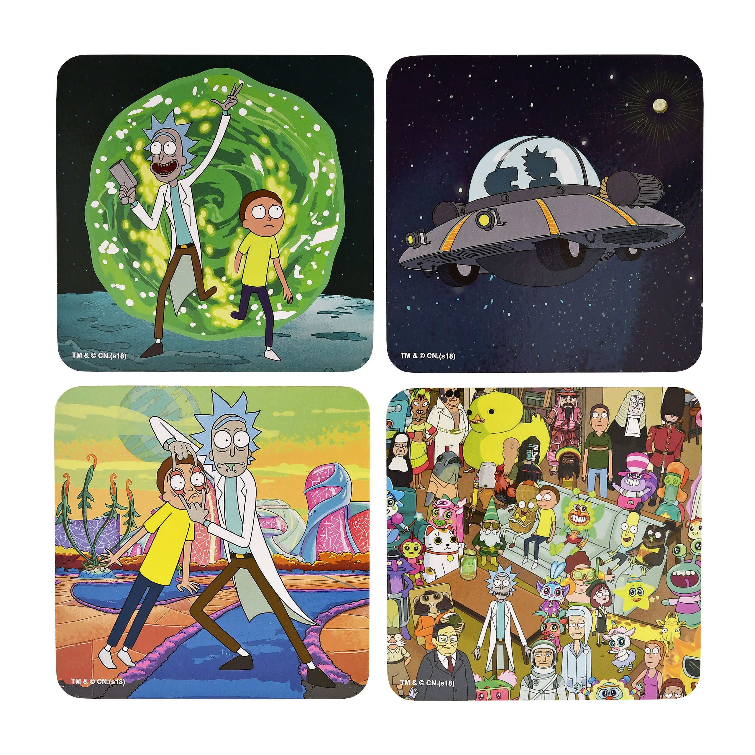 Product image Rick and Morty - Generic Coaster Set of 4