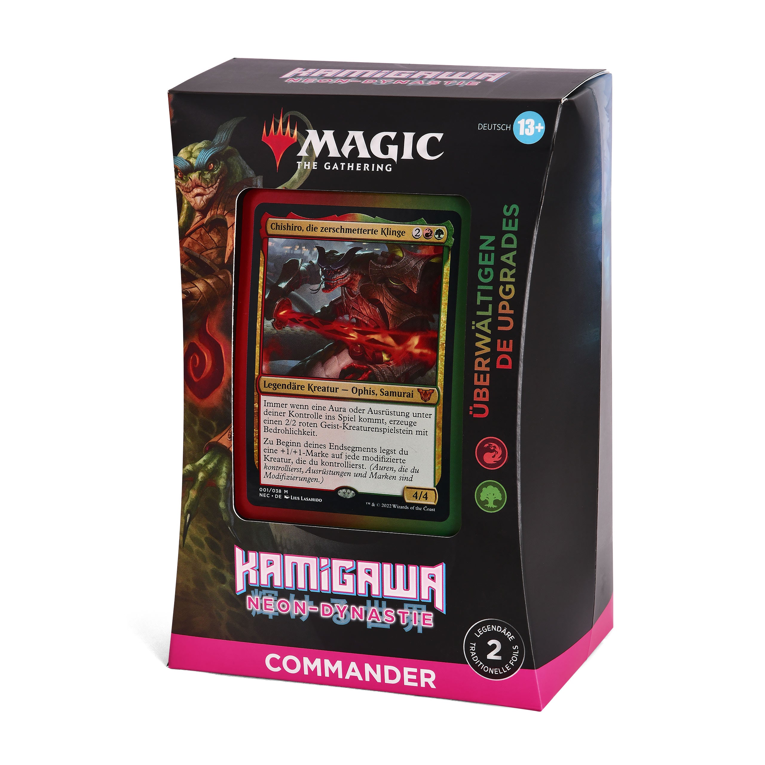 Product image Magic The Gathering - Kamigawa Neon Dynasty Commander Deck Overwhelming Upgrades