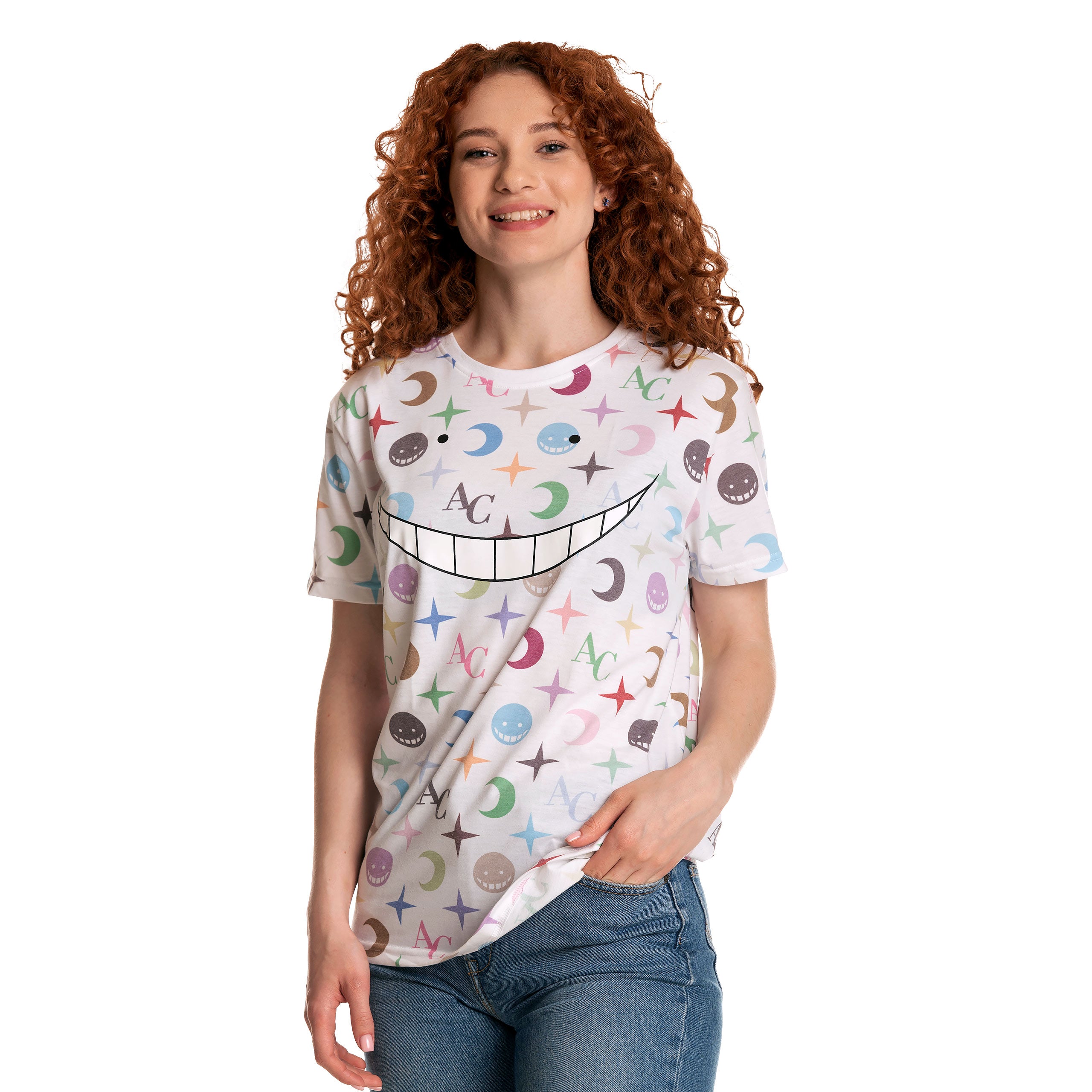 Product image Assassination Classroom - Koro Sensei Allover T-Shirt white