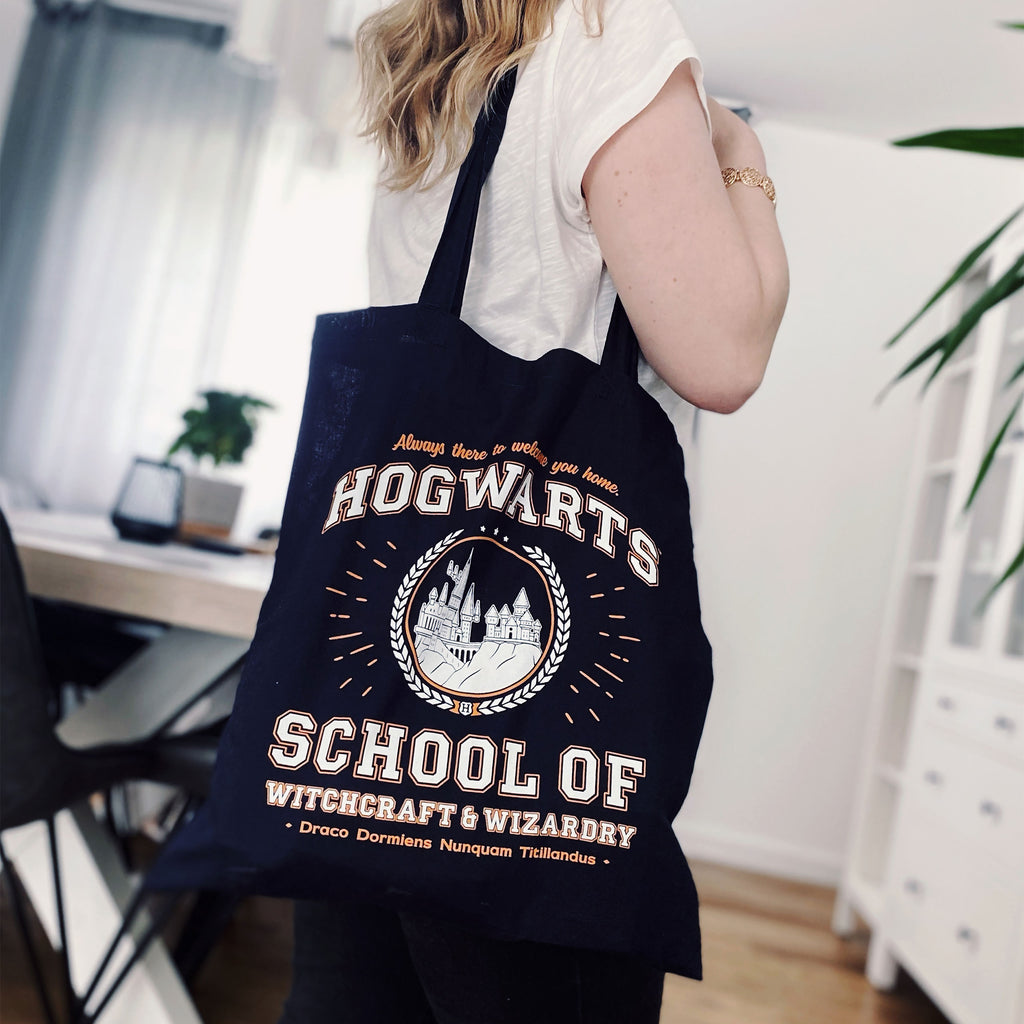 Product image Hogwarts School Jute Bag Blue - Harry Potter