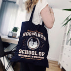 Product image Hogwarts School Jute Bag Blue - Harry Potter