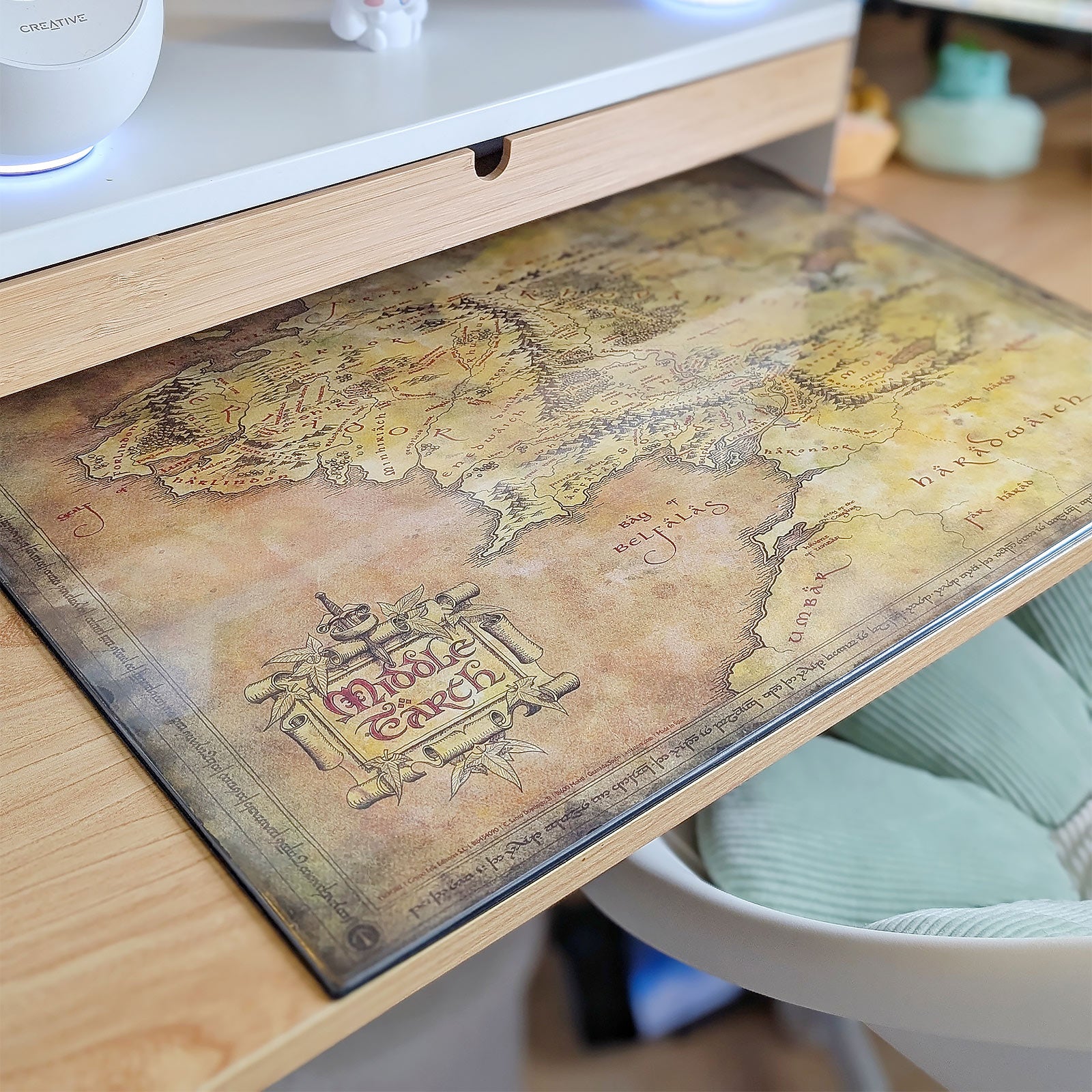 Product image The Lord of the Rings - Middle Earth Map Desk Pad