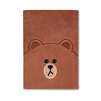 Product image Line Friends - Brown Plush Notebook A5
