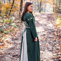 Product image Medieval Dress Larina Green-Beige