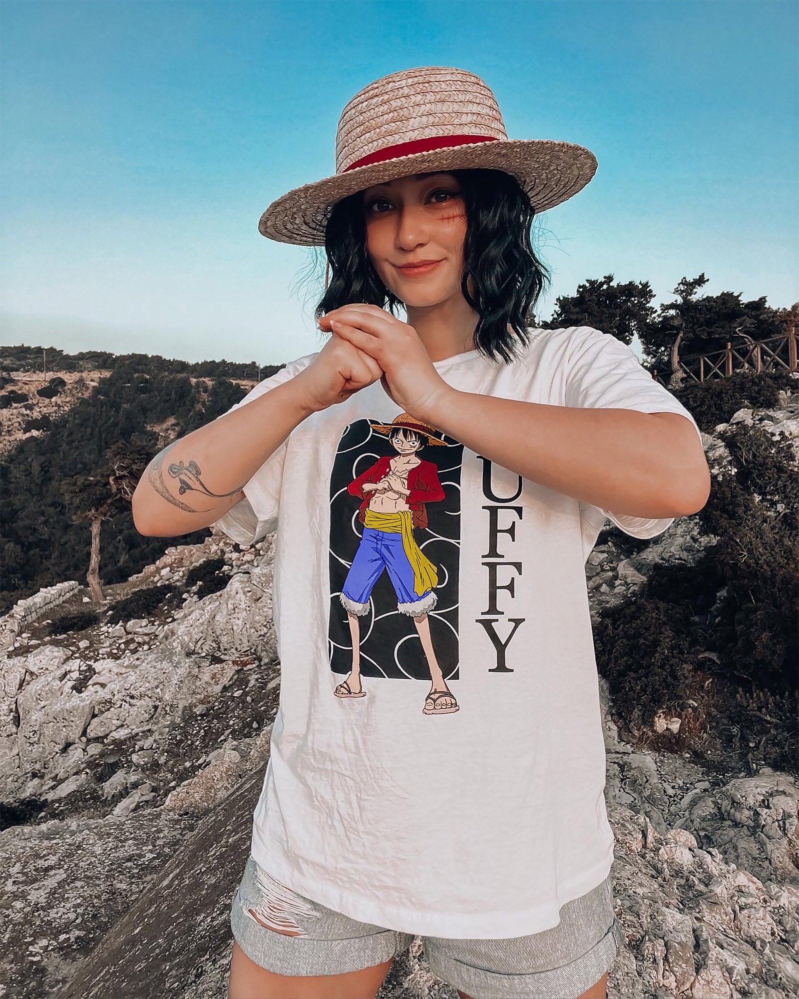 Product image One Piece - Luffy T-Shirt white