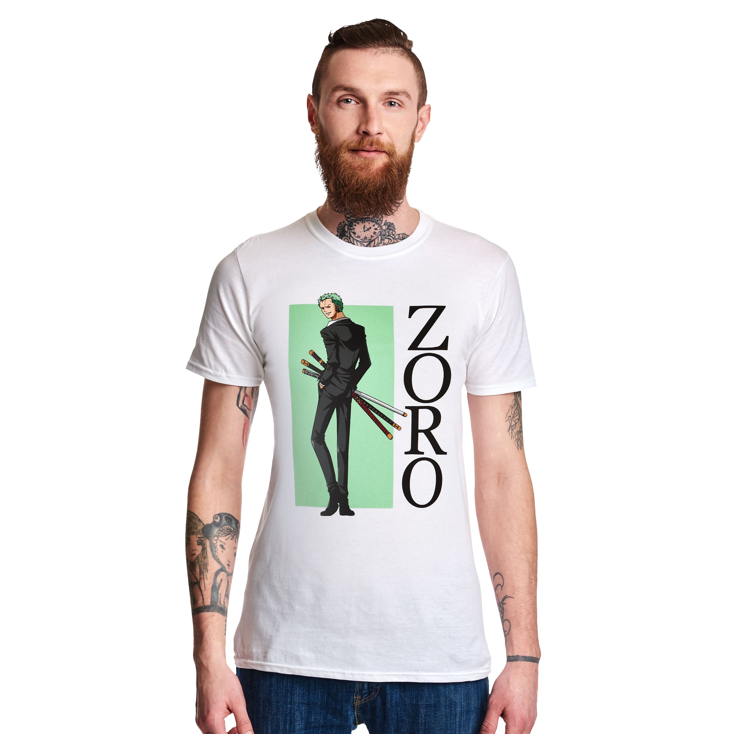 Product image One Piece - Zoro T-Shirt white