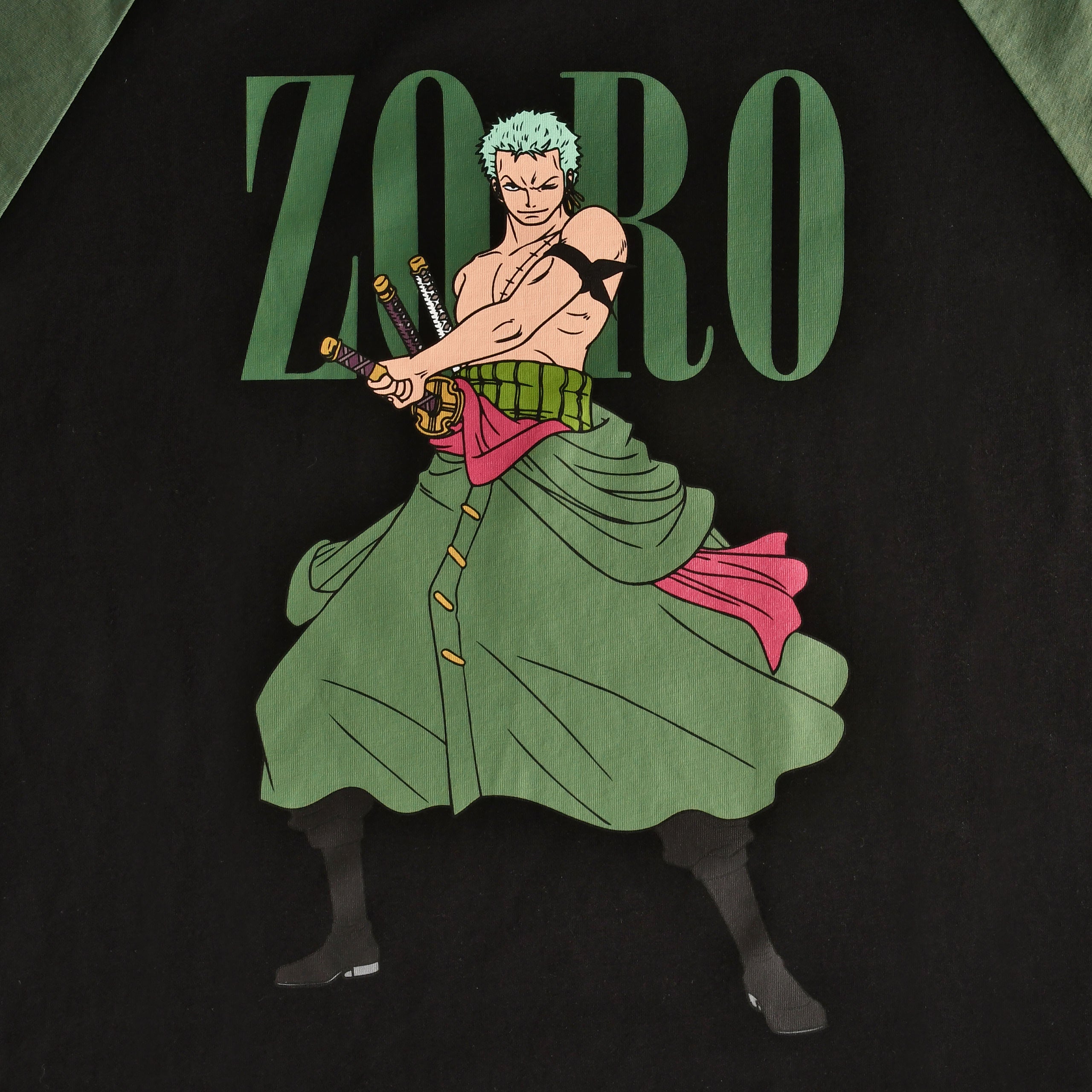 Product image One Piece - Roronoa Zoro T-Shirt black-green