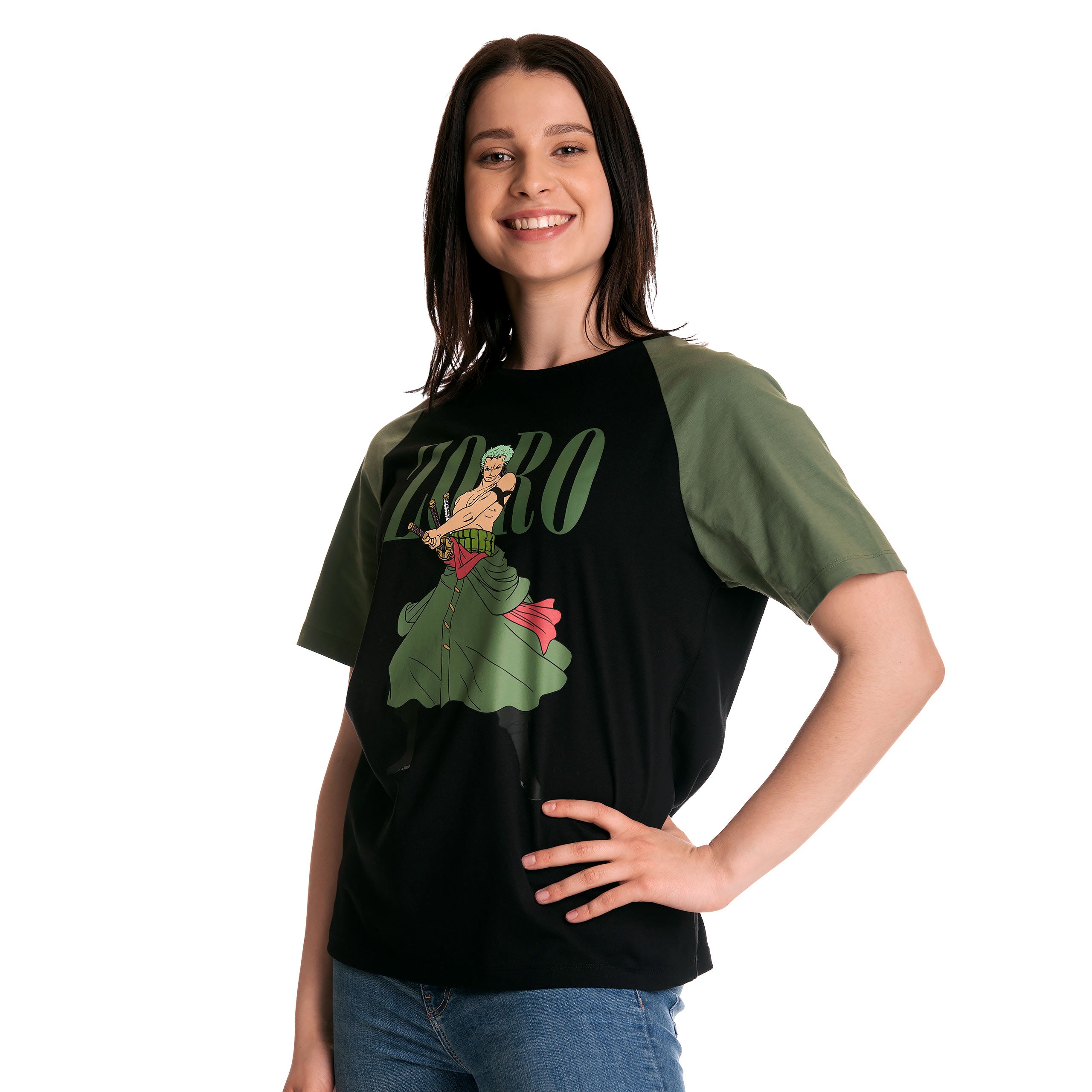 Product image One Piece - Roronoa Zoro T-Shirt black-green