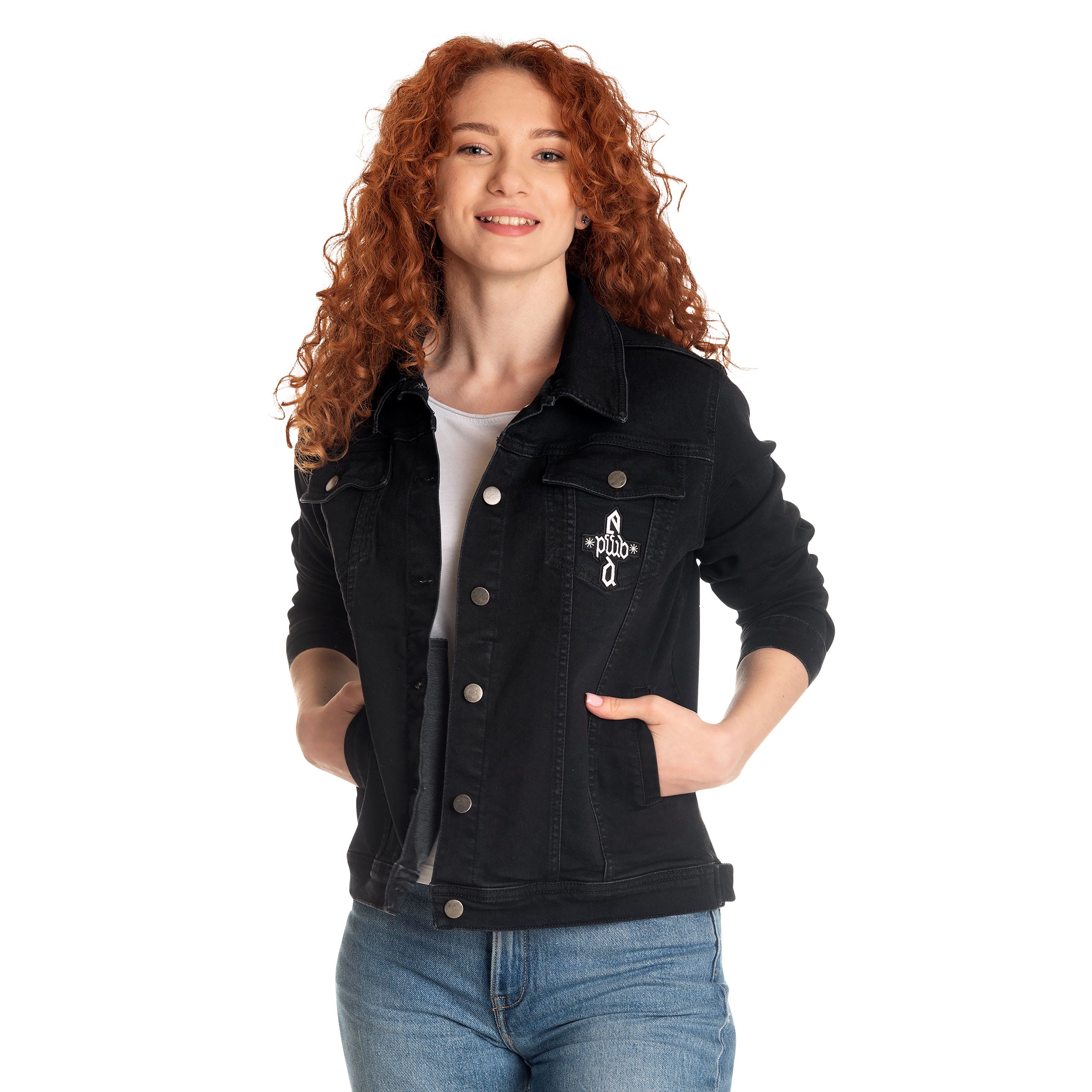 Product image Dumbledore Crest Denim Jacket Black - Fantastic Beasts