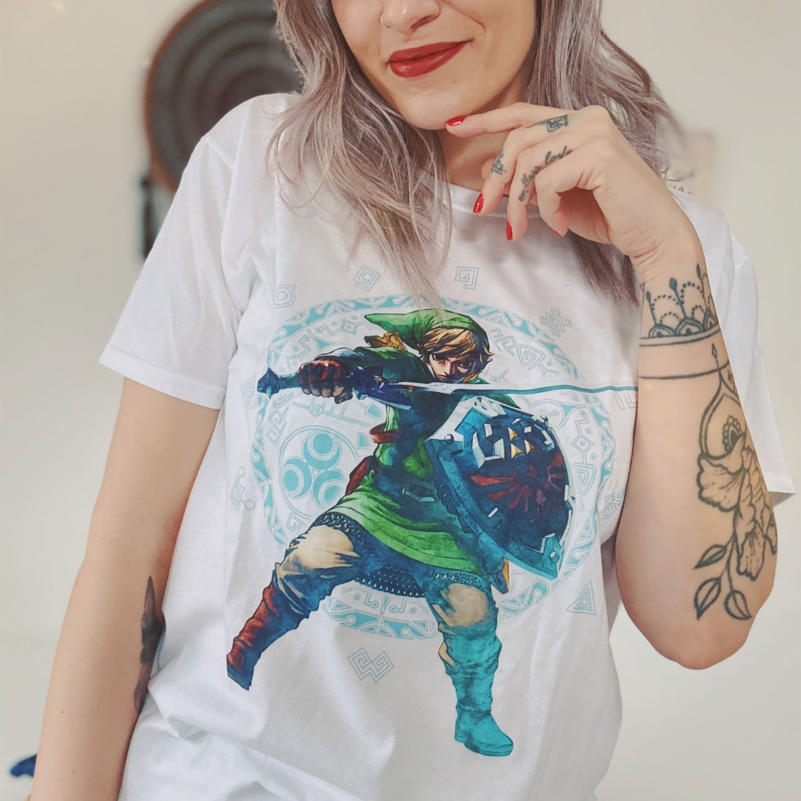 Product image Zelda - Skyward Sword Pose T-Shirt white
