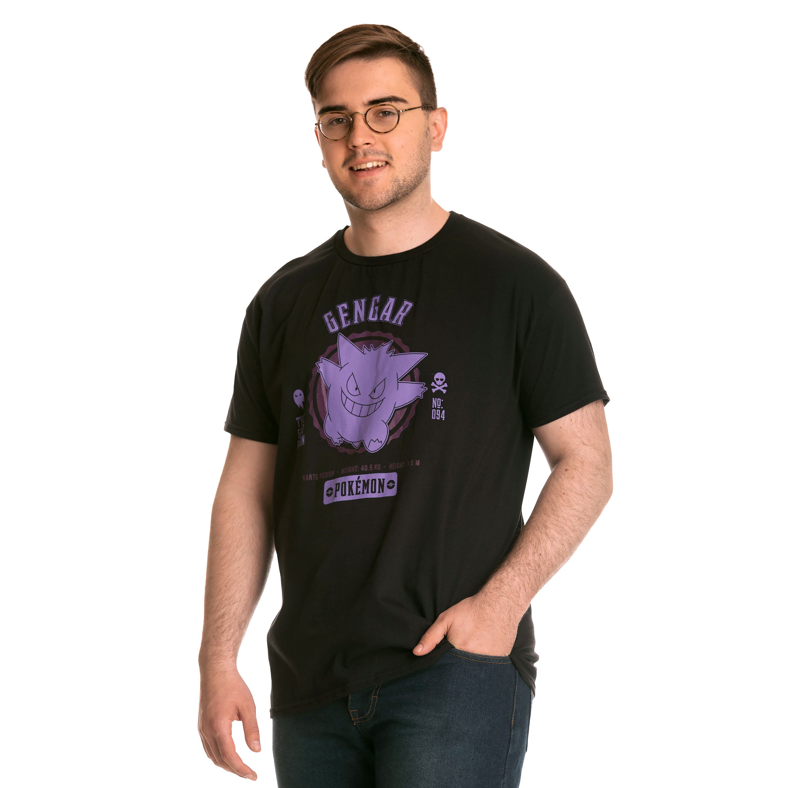 Product image Pokemon - Gengar College T-Shirt Black