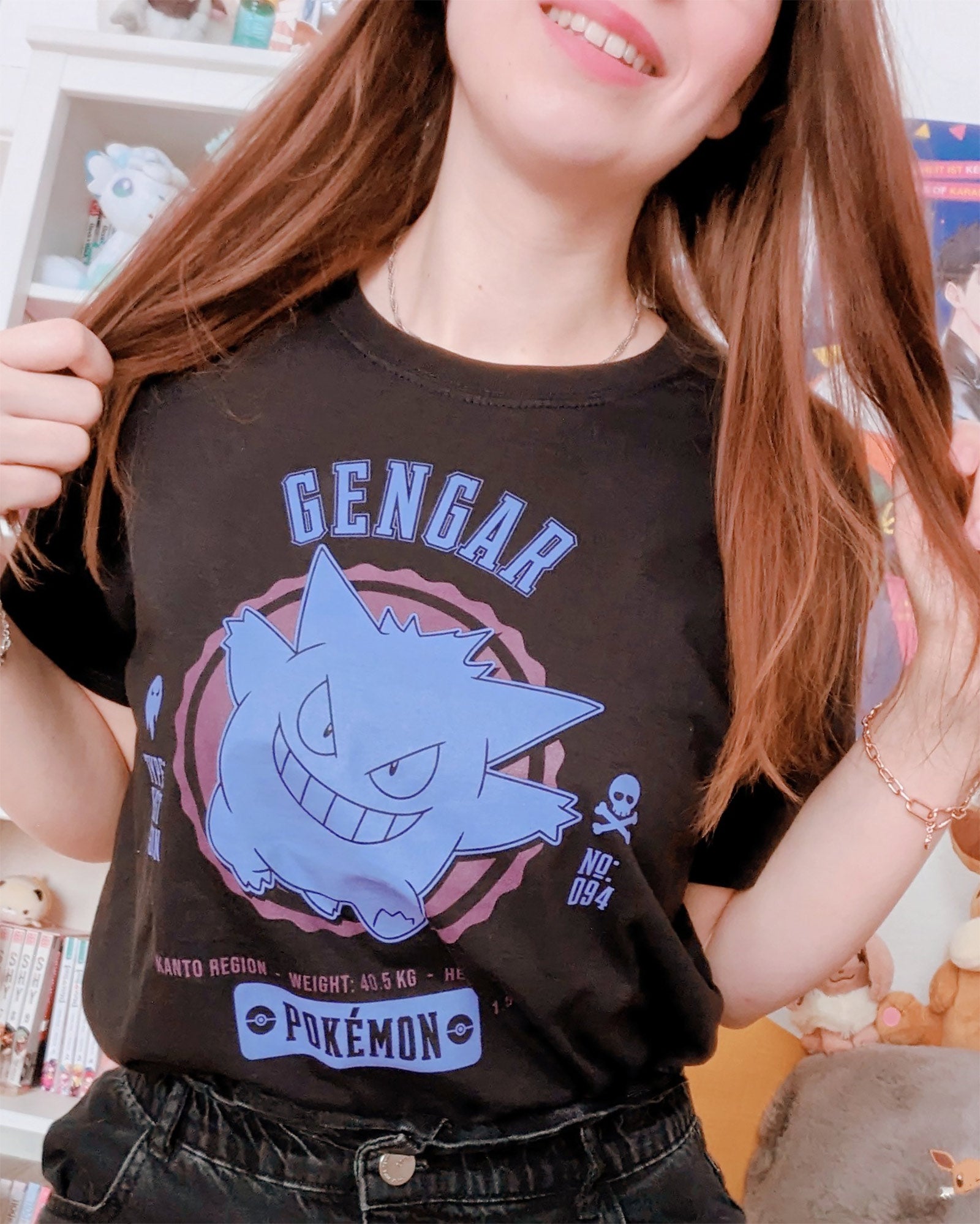 Product image Pokemon - Gengar College T-Shirt Black