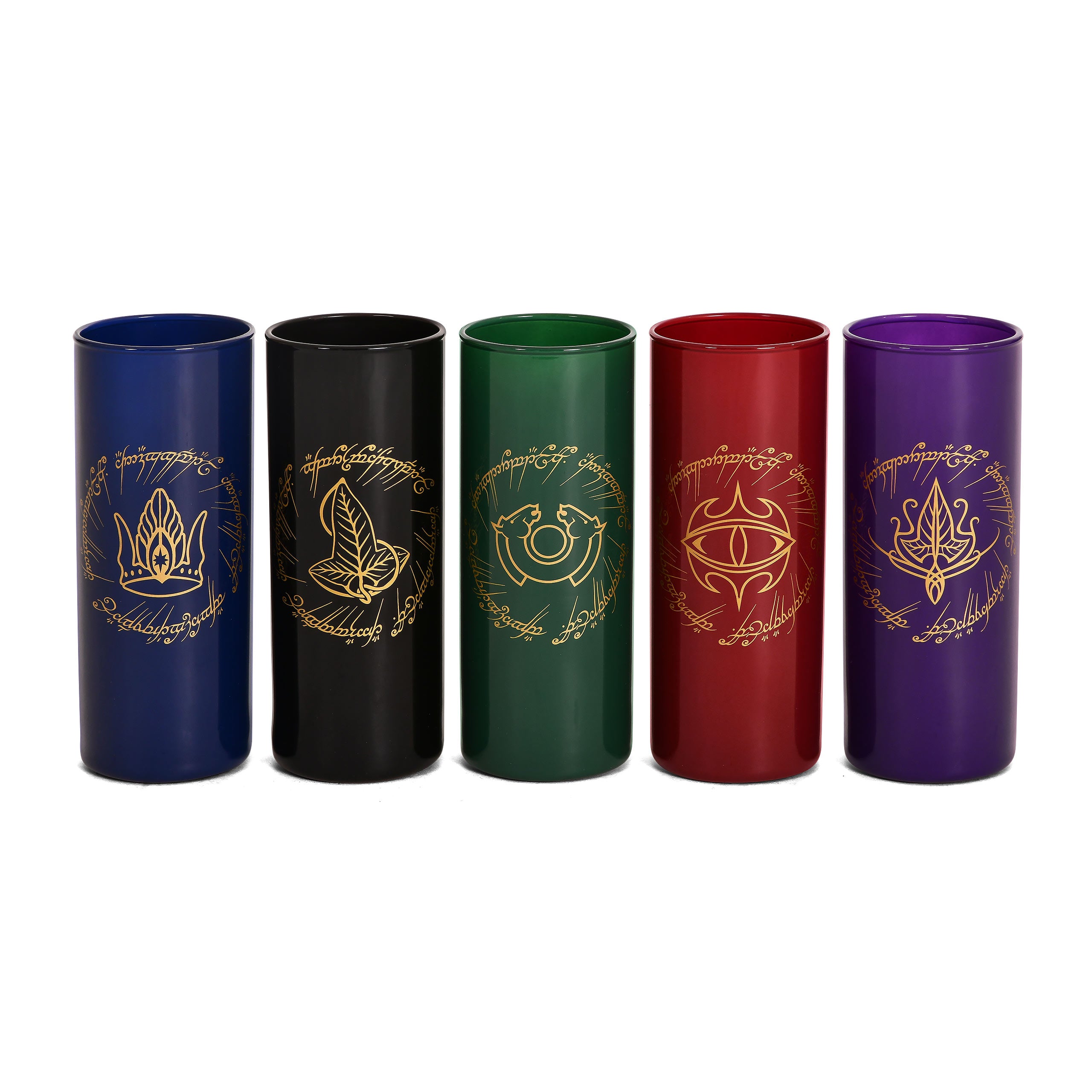 Product image Middle Earth Symbol Glass Set 5-piece - The Lord of the Rings