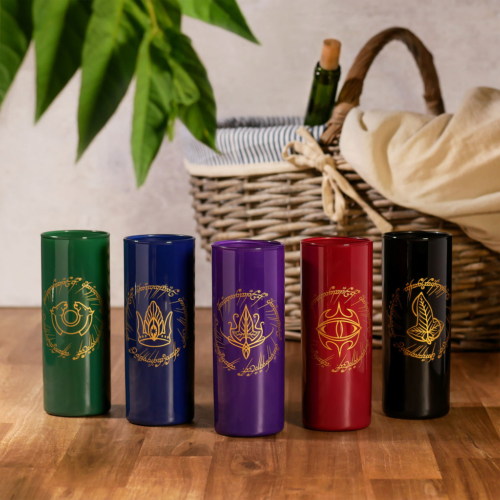 Product image Middle Earth Symbol Glass Set 5-piece - The Lord of the Rings