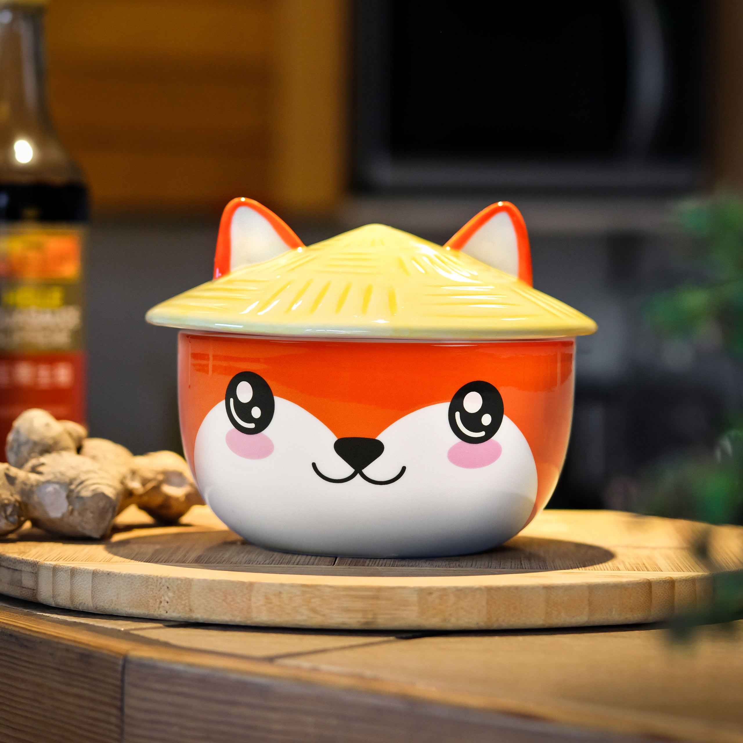 Product image Fox Kawaii Bowl with Lid for Anime Fans