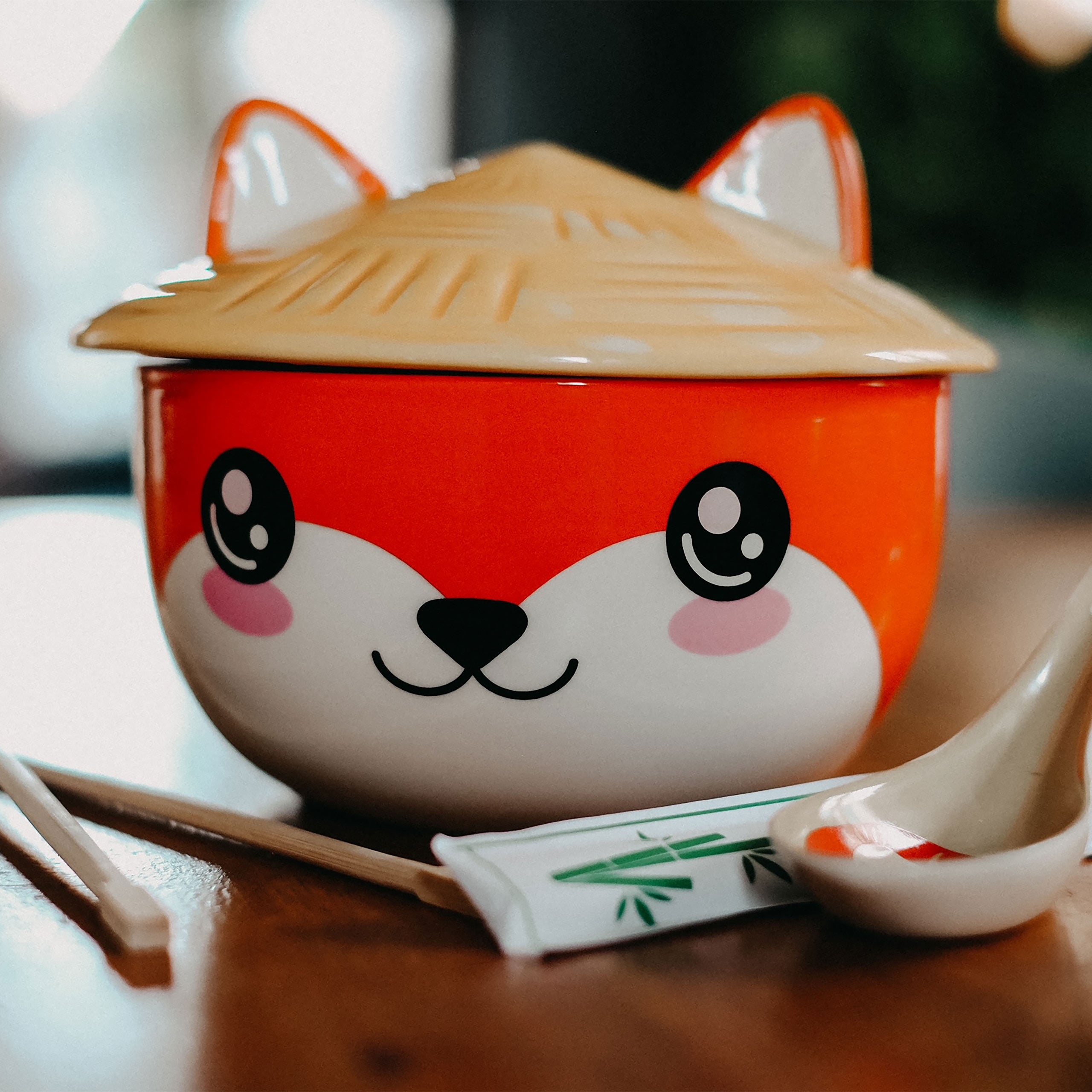 Product image Fox Kawaii Bowl with Lid for Anime Fans