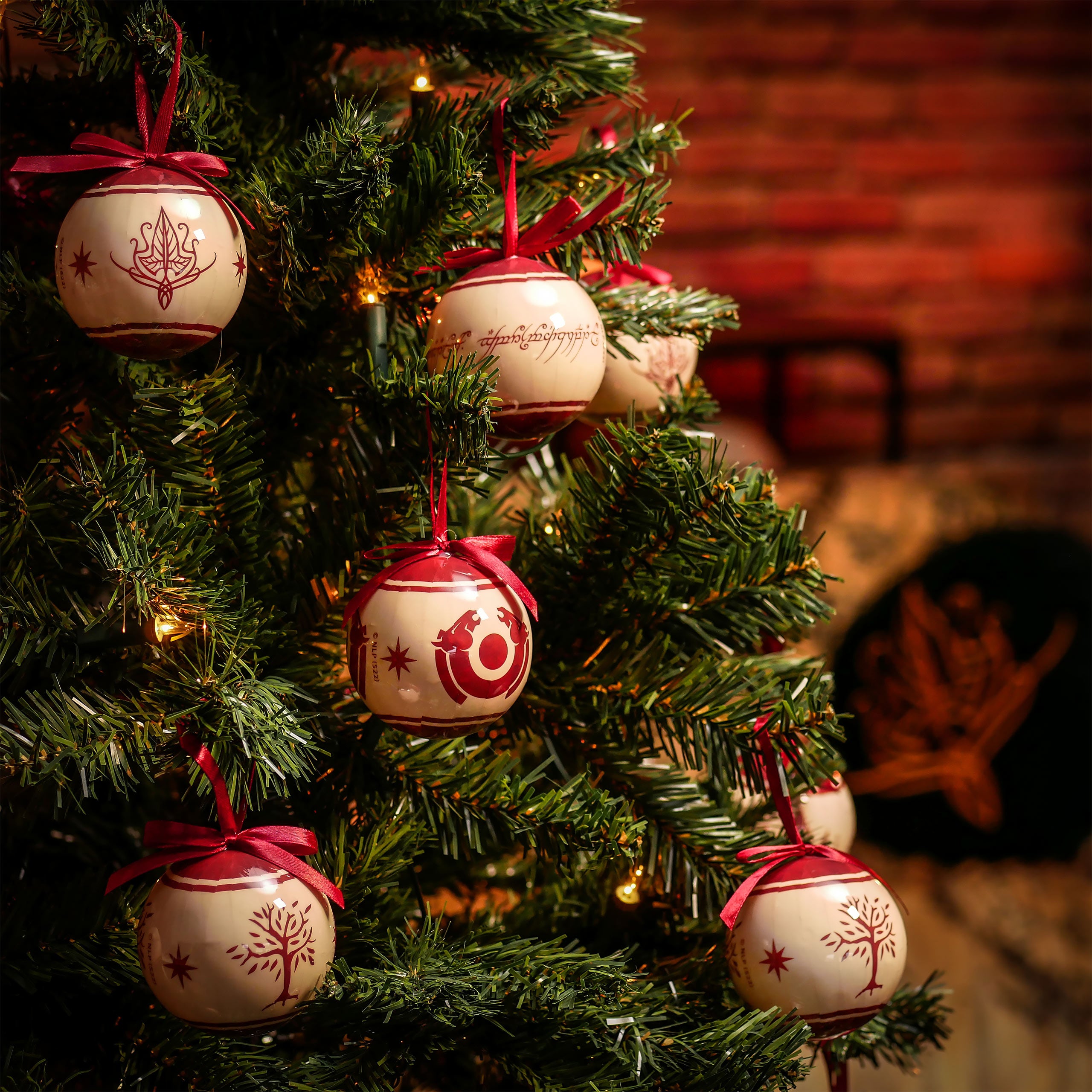 Product image The Lord of the Rings - Middle Earth Symbols Christmas Tree Baubles 14pcs