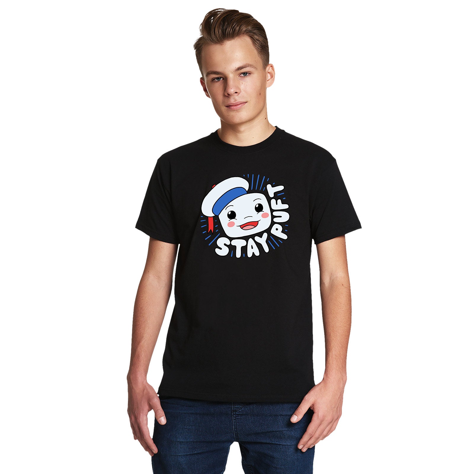 Product image Chibi Marshmallow Man T-Shirt for Ghostbusters Fans
