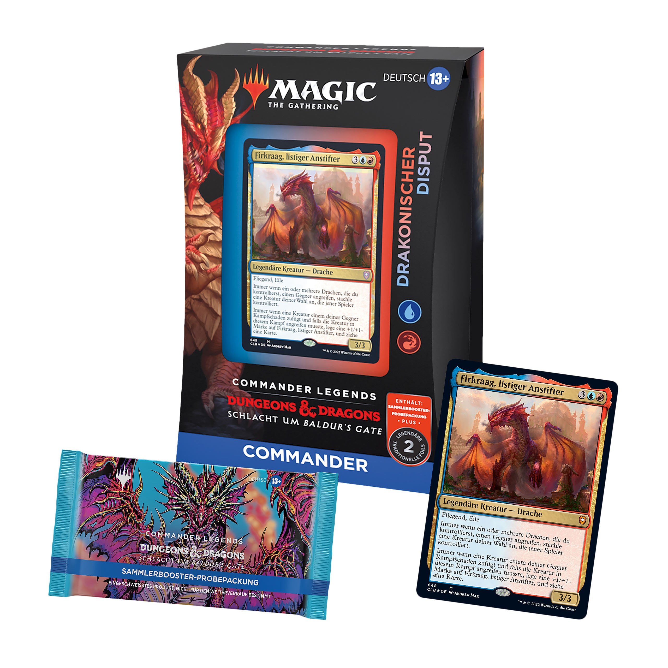 Product image Battle for Baldur's Gate - Draconic Dispute Commander Deck - Magic The Gathering