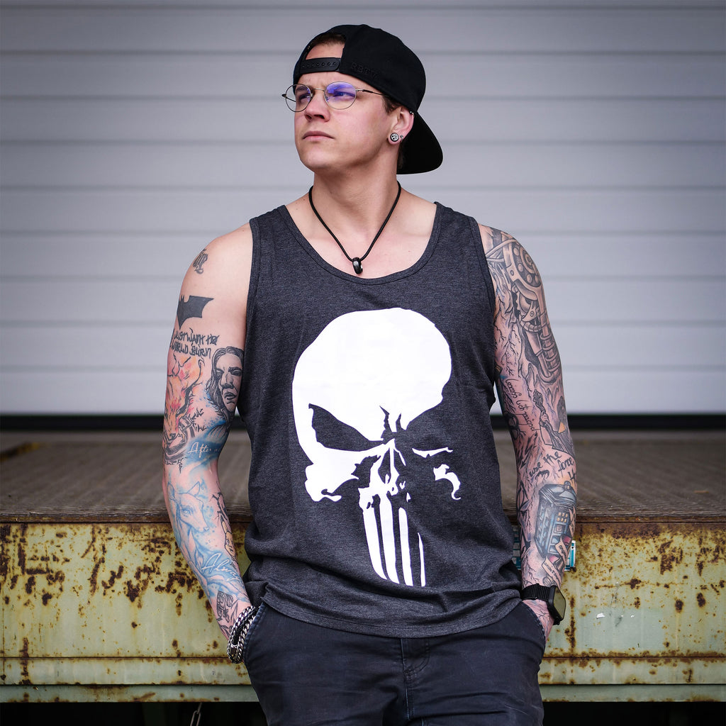 Product image Punisher - Skull Tanktop grey