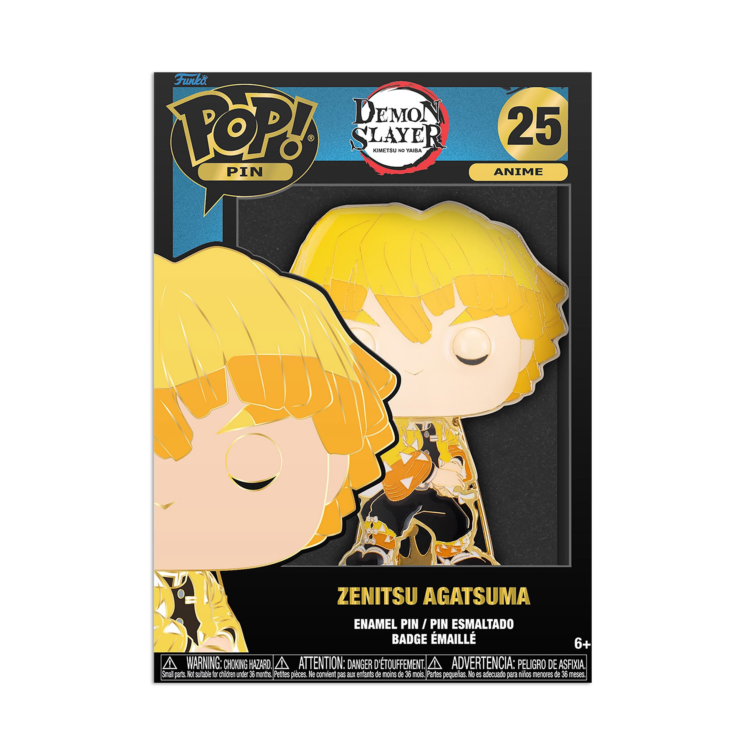 Product image Demon Slayer - Zenitsu Agatsuma Funko Pop Pin 10 cm