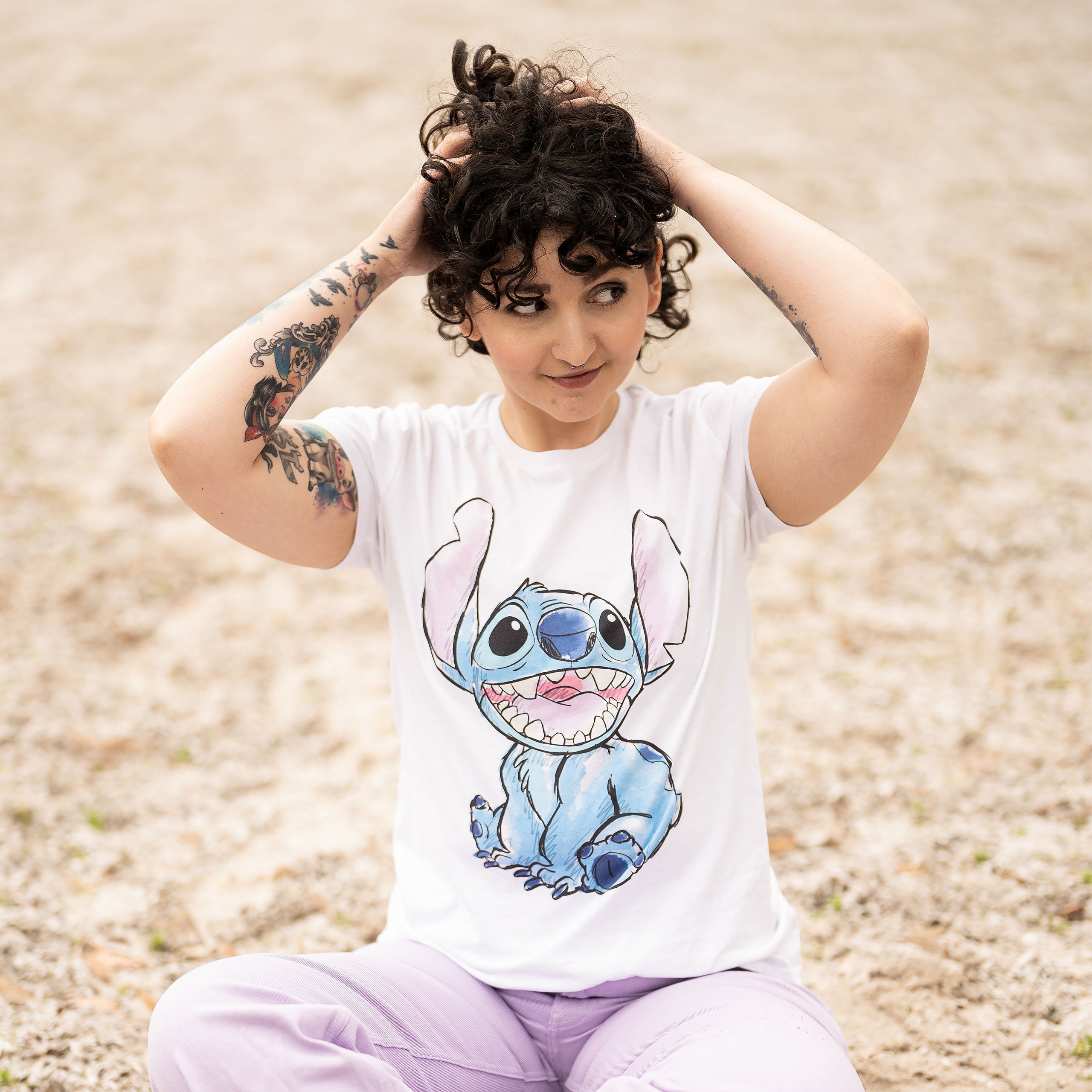 Product image Lilo & Stitch - Stitch white T-Shirt